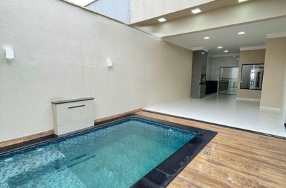 Casa para Alugar no Campos Elíseos em Rio Verde – 3 Quartos com Piscina Aquecida