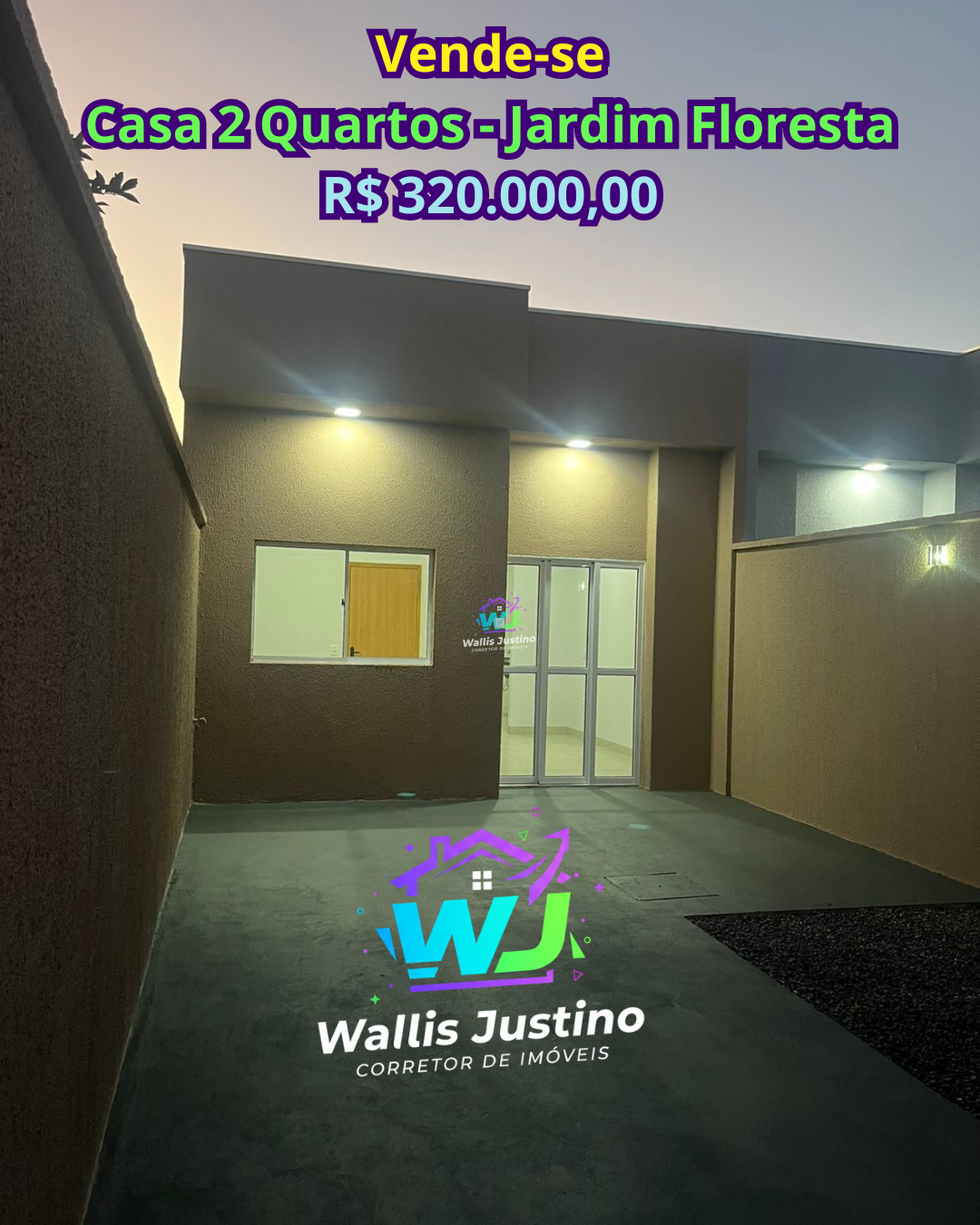 Casa 2 Quartos à Venda no Jardim Floresta em Rio Verde GO