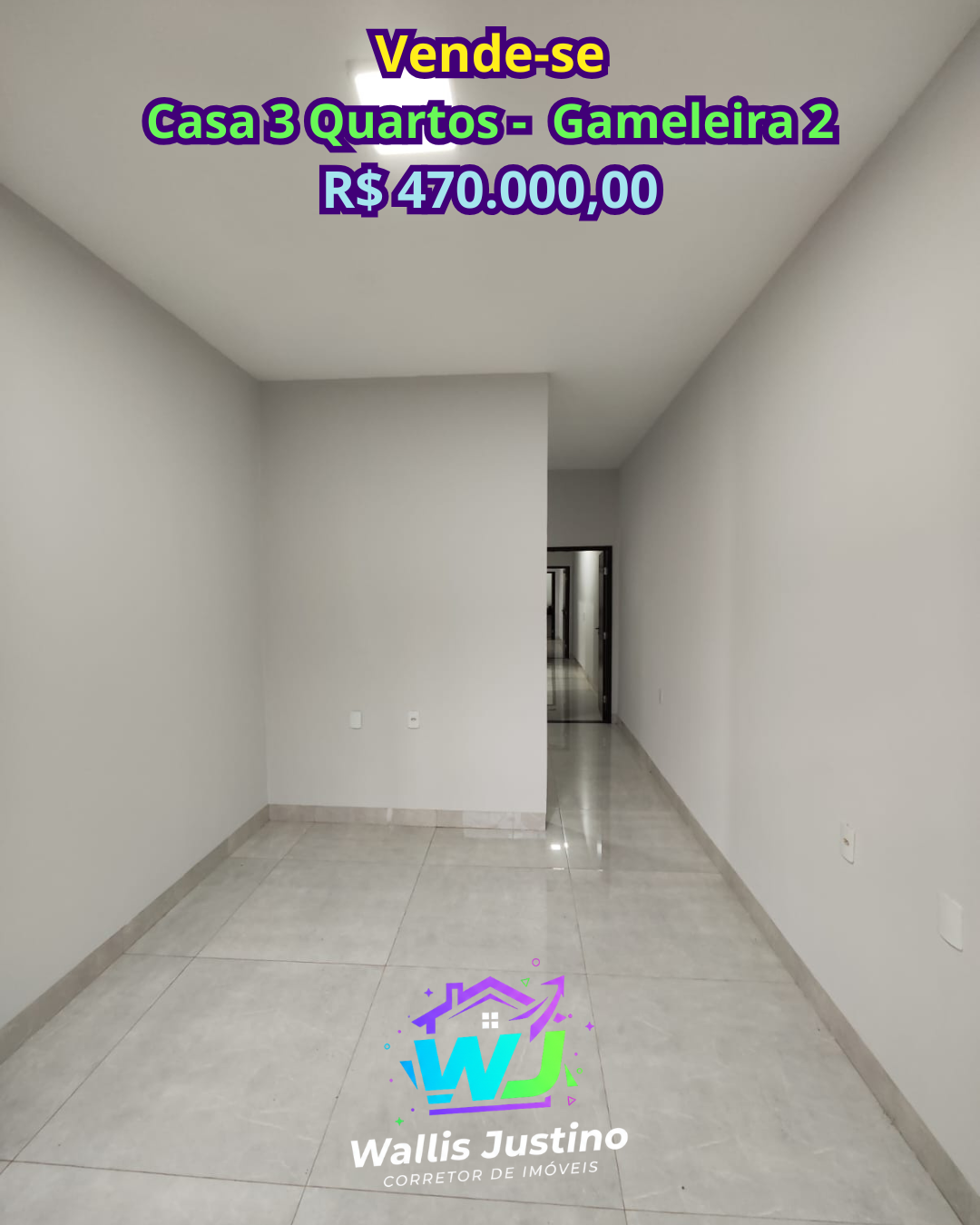 Casa 3 Quartos com Suíte no Gameleira 2 – Financia