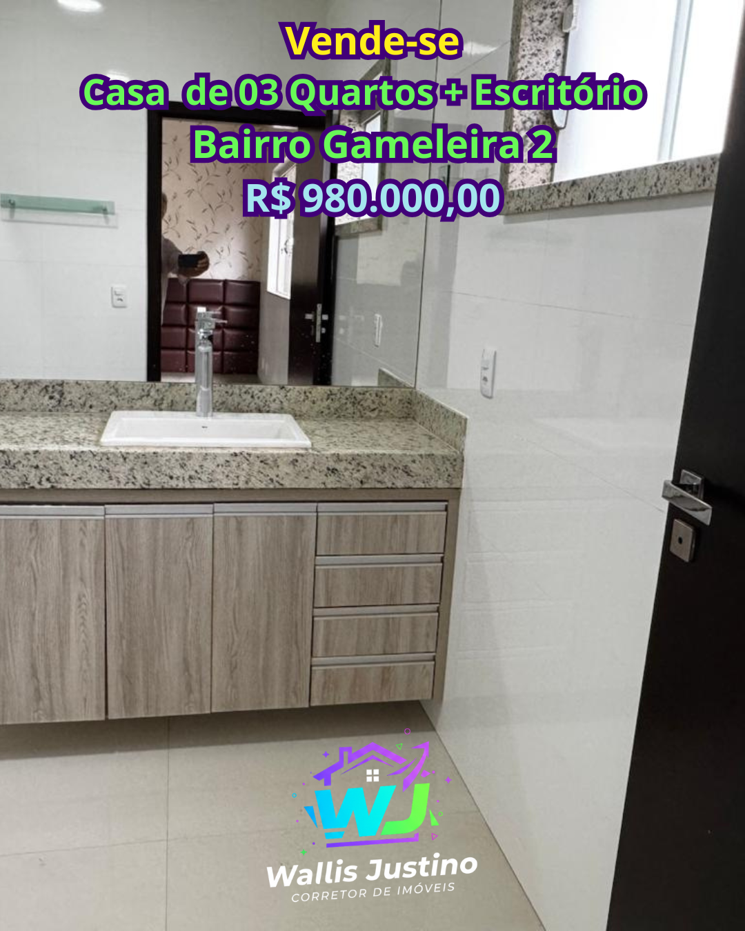 Casa 3 Quartos com 2 Suítes no Gameleira 2 Rio Verde GO