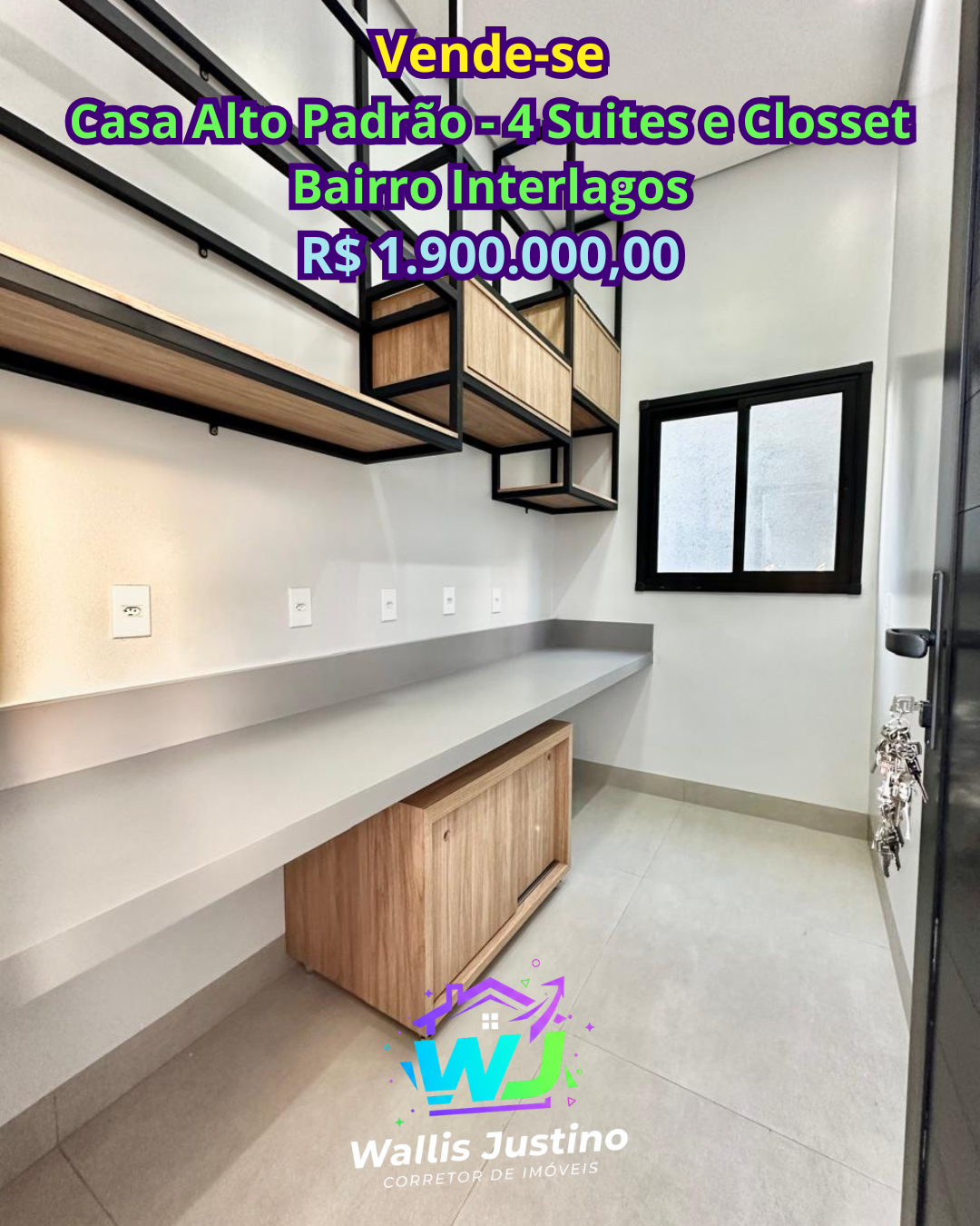 Casa de Alto Padrão com 4 Suítes com Piscina no Interlagos Rio Verde GO