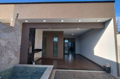 Casa Térrea à Venda no Gameleira 1 em Rio Verde – 3 Quartos, Piscina Aquecida e Alto Padrão