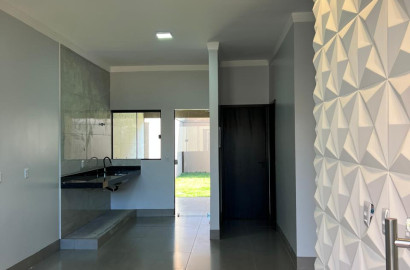 Casa à Venda no Recanto dos Ipês em Rio Verde – 3 Quartos com Suíte, Garagem para 2 Carros e Quintal Ótima Oportunidade